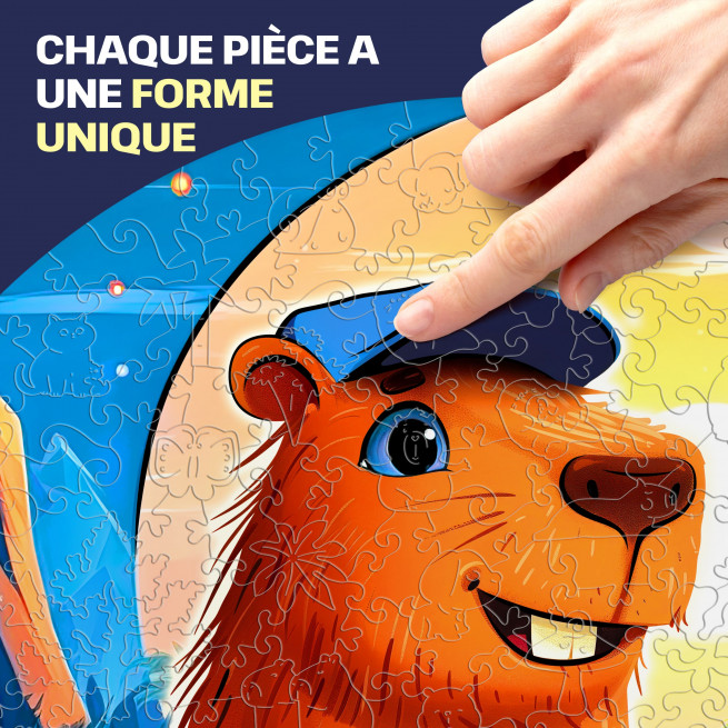 Images et photos de Capybara Puzzle 200 pieces. ESC WELT.