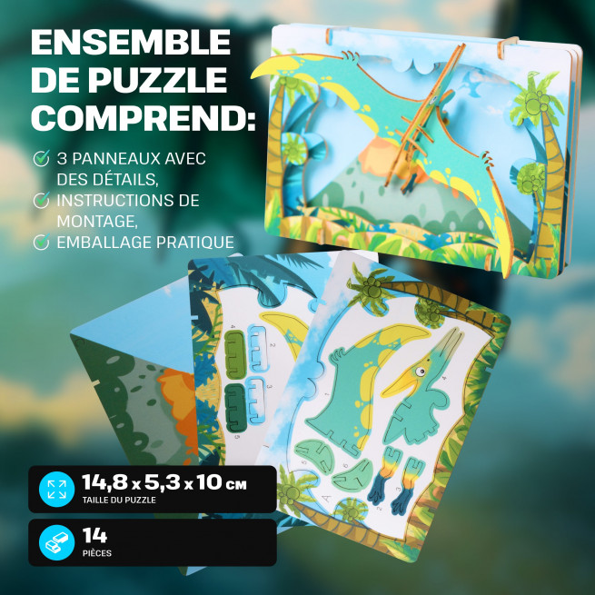 Images et photos de Dino Discovery 3D Puzzle Kit. ESC WELT.