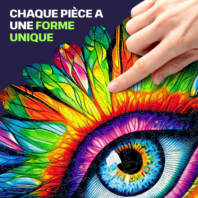 Images et photos de Eye puzzle 200 pieces. ESC WELT.