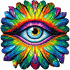 Images et photos de Eye puzzle 200 pieces. ESC WELT.