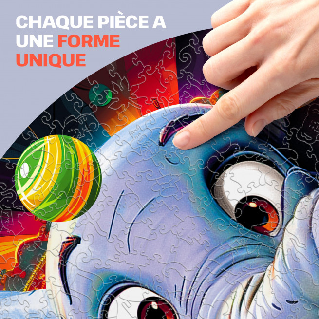 Images et photos de Funny Elephant  Puzzle 200 pieces. ESC WELT.