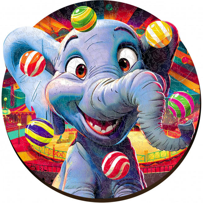 Images et photos de Funny Elephant Puzzle 500 pieces. ESC WELT.