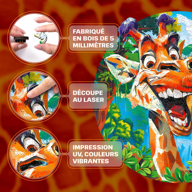 Images et photos de Funny Giraffe Puzzle 300 pieces. ESC WELT.