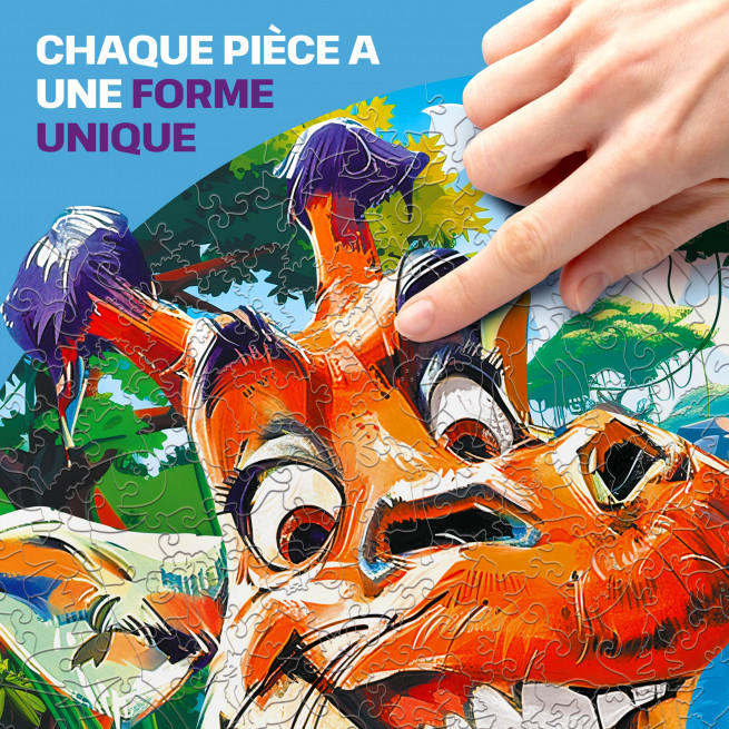 Images et photos de Funny Giraffe Puzzle 300 pieces. ESC WELT.