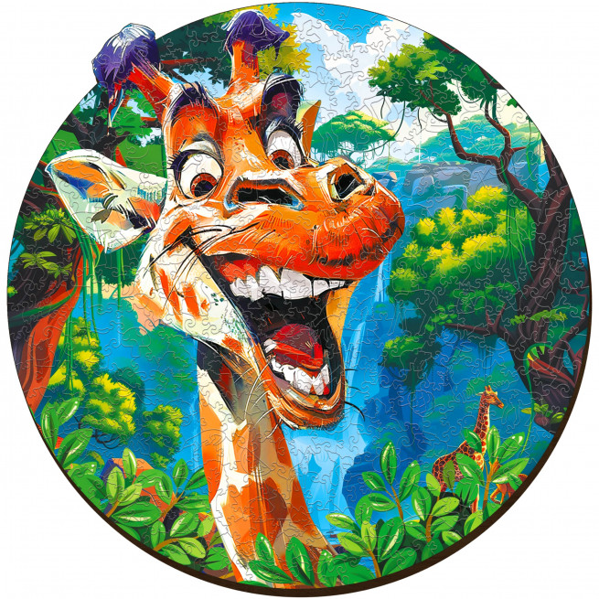 Images et photos de Funny Giraffe Puzzle 300 pieces. ESC WELT.