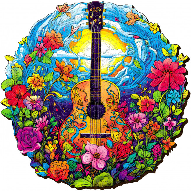 Images et photos de Guitar puzzle 300 pieces. ESC WELT.