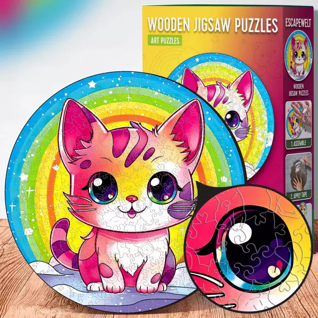 Images et photos de Kitten Puzzle 200 pieces. ESC WELT.