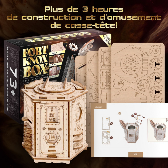 Images et photos de 3D Puzzle Game Fort Knox Box Pro. ESC WELT.