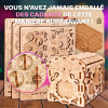 Images et photos de Wooden Secret TREASURE BOX, KIT DE PUZZLE 3D À MONTER SOI-MÊME. ESC WELT.