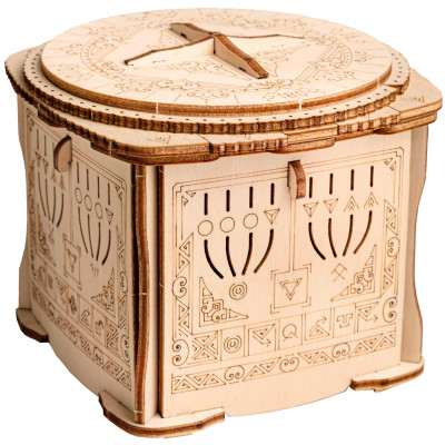 Wooden Secret LOCK BOX, KIT DE PUZZLE 3D À MONTER SOI-MÊME