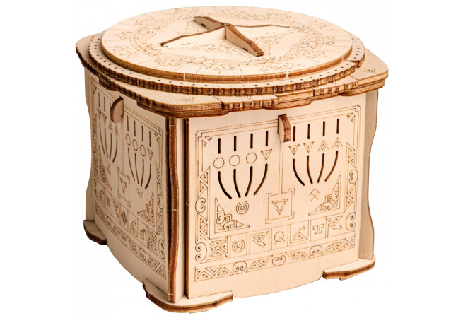 Images et photos de Wooden Secret LOCK BOX, KIT DE PUZZLE 3D À MONTER SOI-MÊME. ESC WELT.