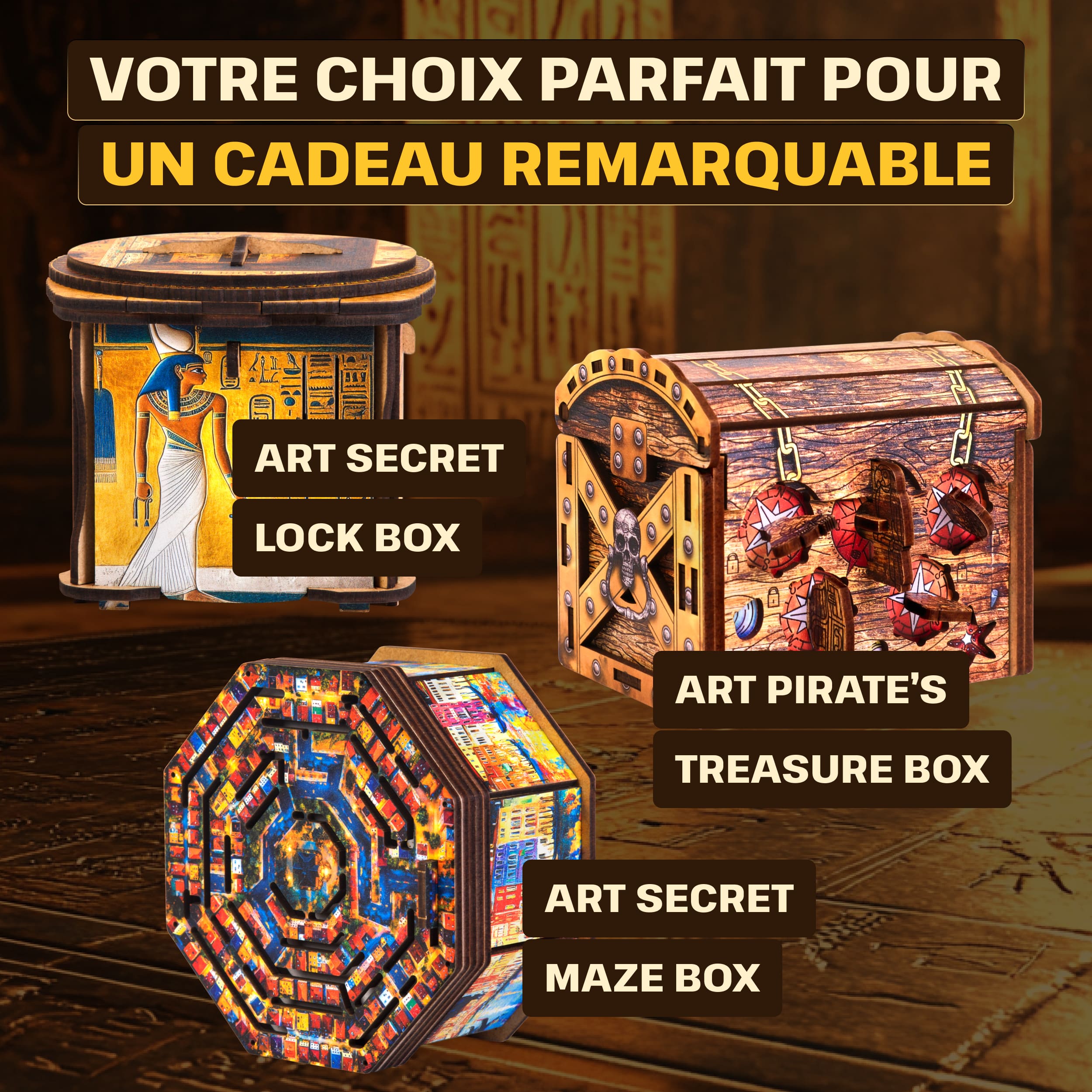 Images et photos de Art Secret Lock Box. ESC WELT.