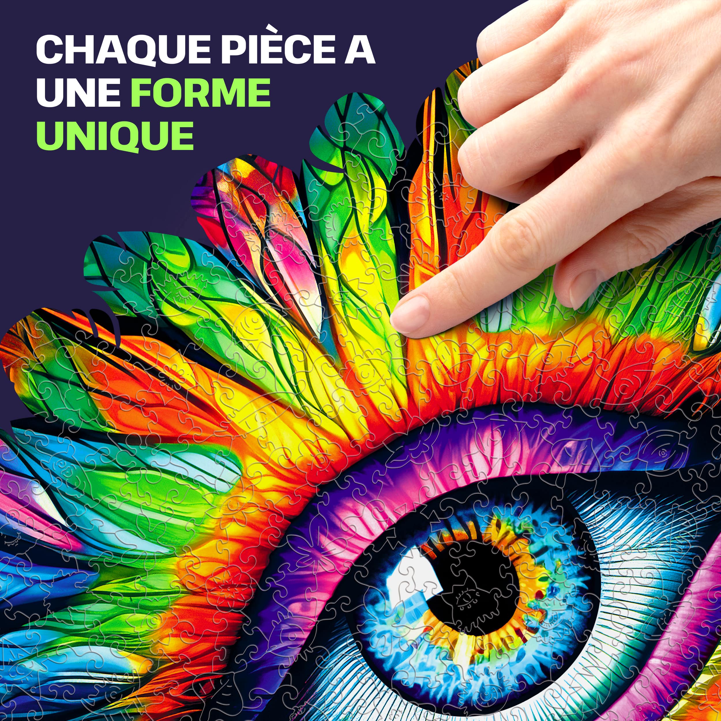Images et photos de Eye puzzle 200 pieces. ESC WELT.