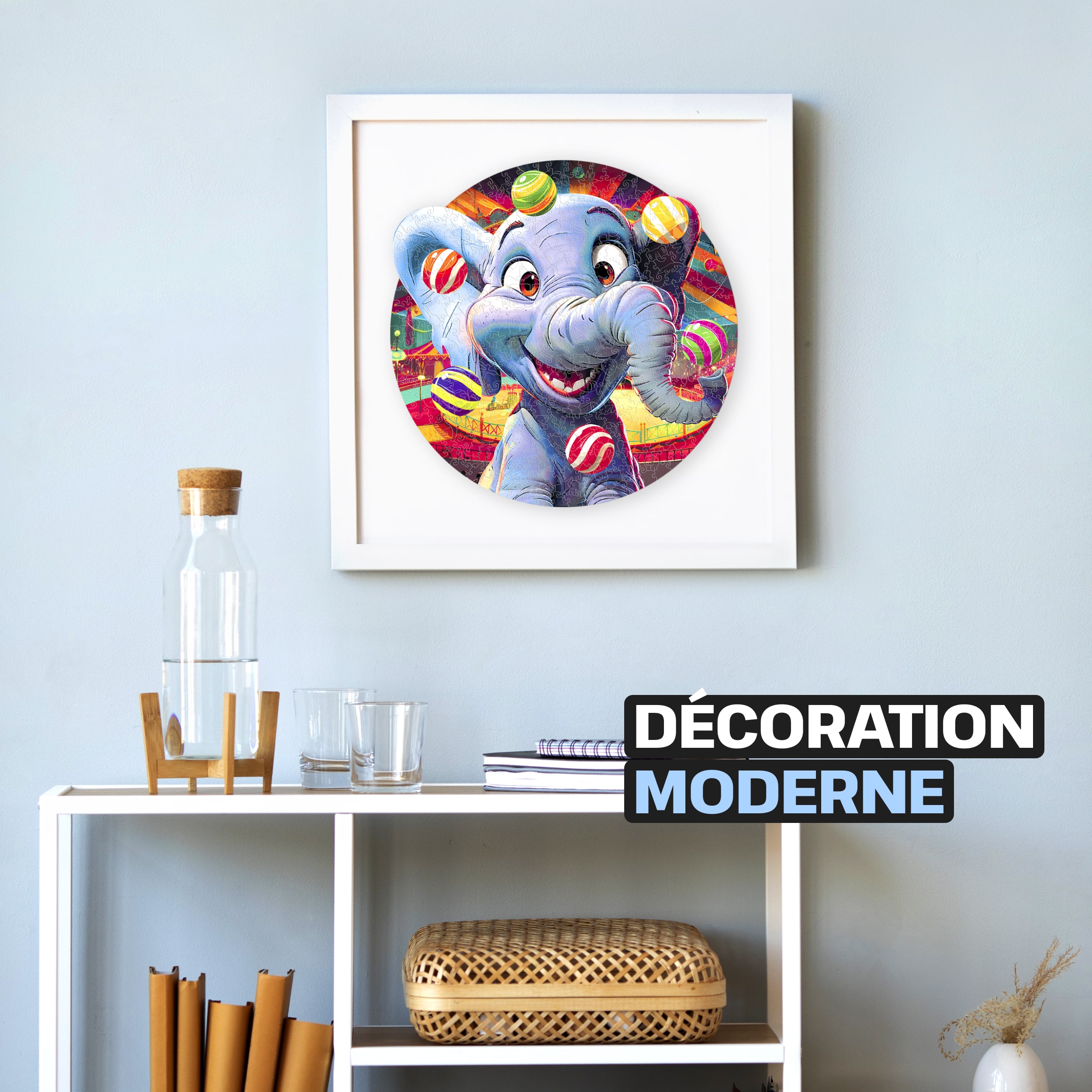 Images et photos de Funny Elephant Puzzle 300 pieces. ESC WELT.