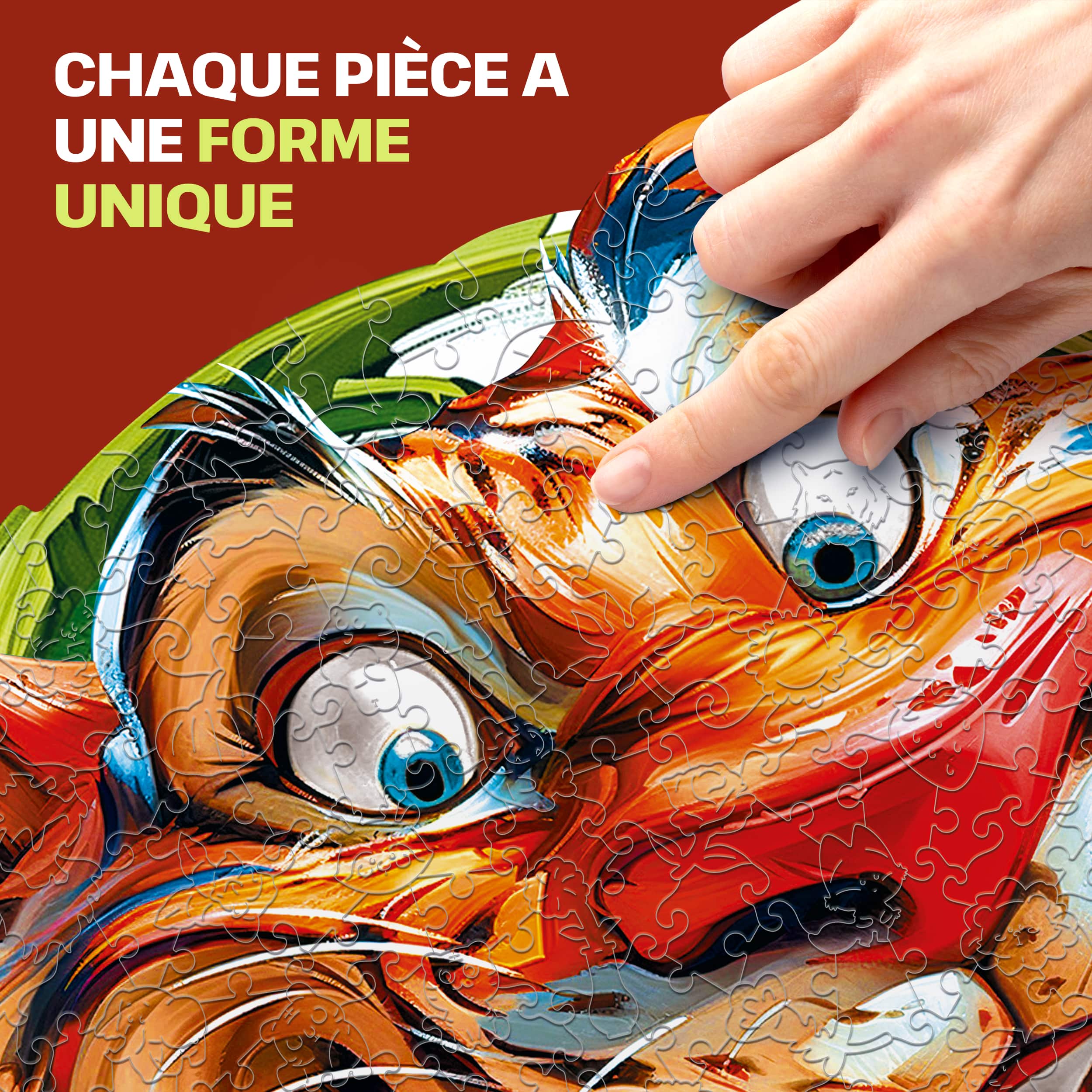 Images et photos de Funny Tiger Puzzle 200 pieces. ESC WELT.