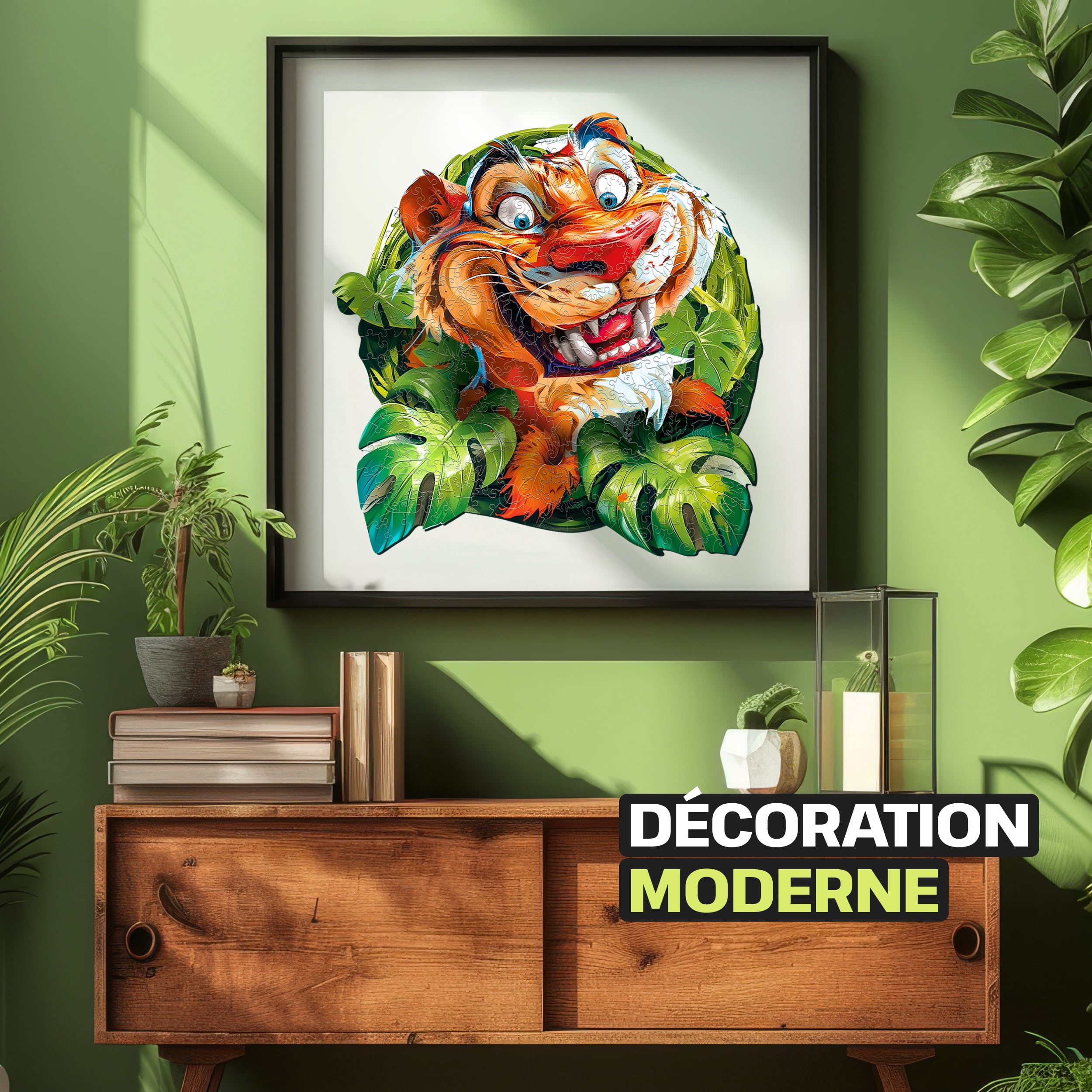 Images et photos de Funny Tiger Puzzle 200 pieces. ESC WELT.