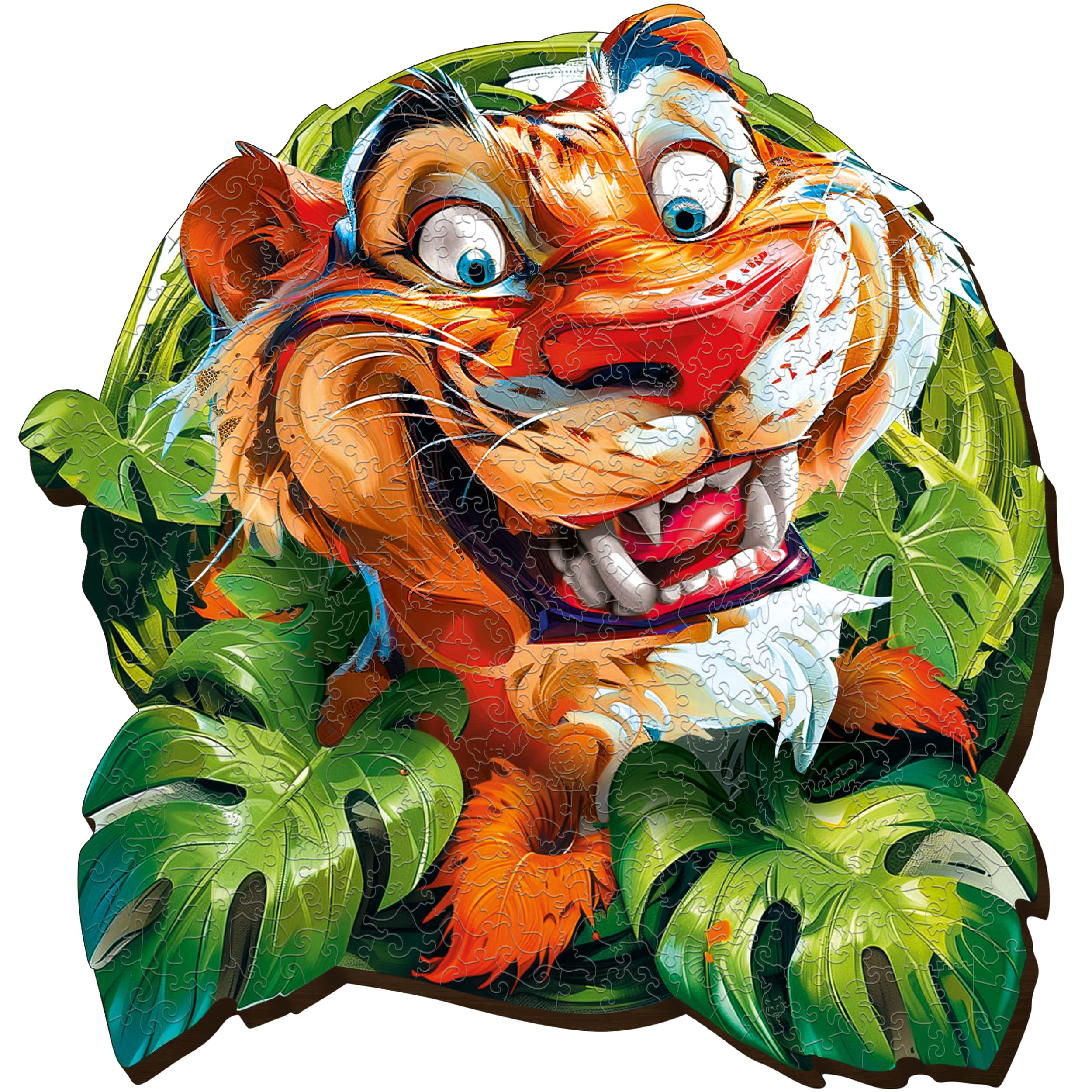 Images et photos de Funny Tiger Puzzle 200 pieces. ESC WELT.
