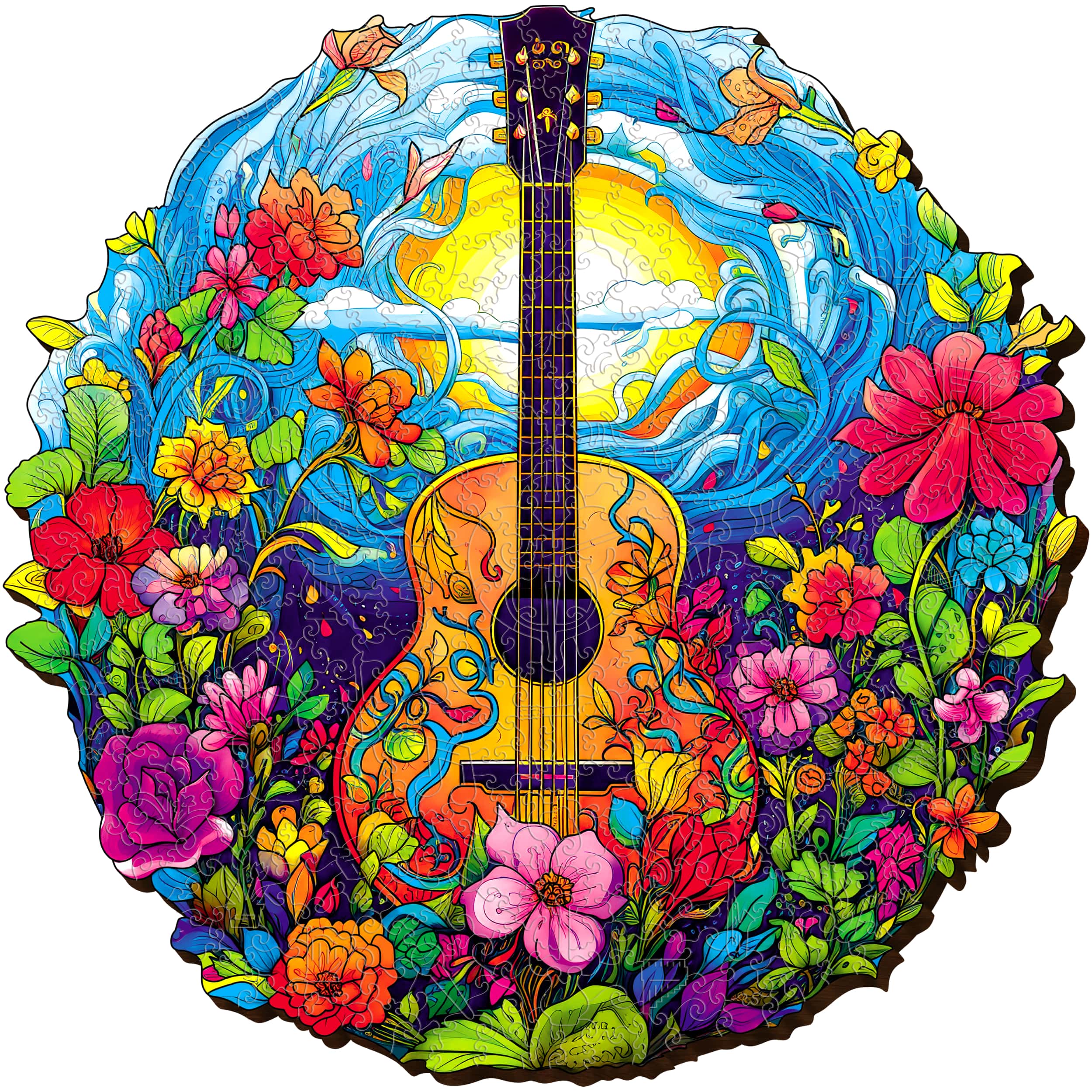 Images et photos de Guitar puzzle 200 pieces. ESC WELT.