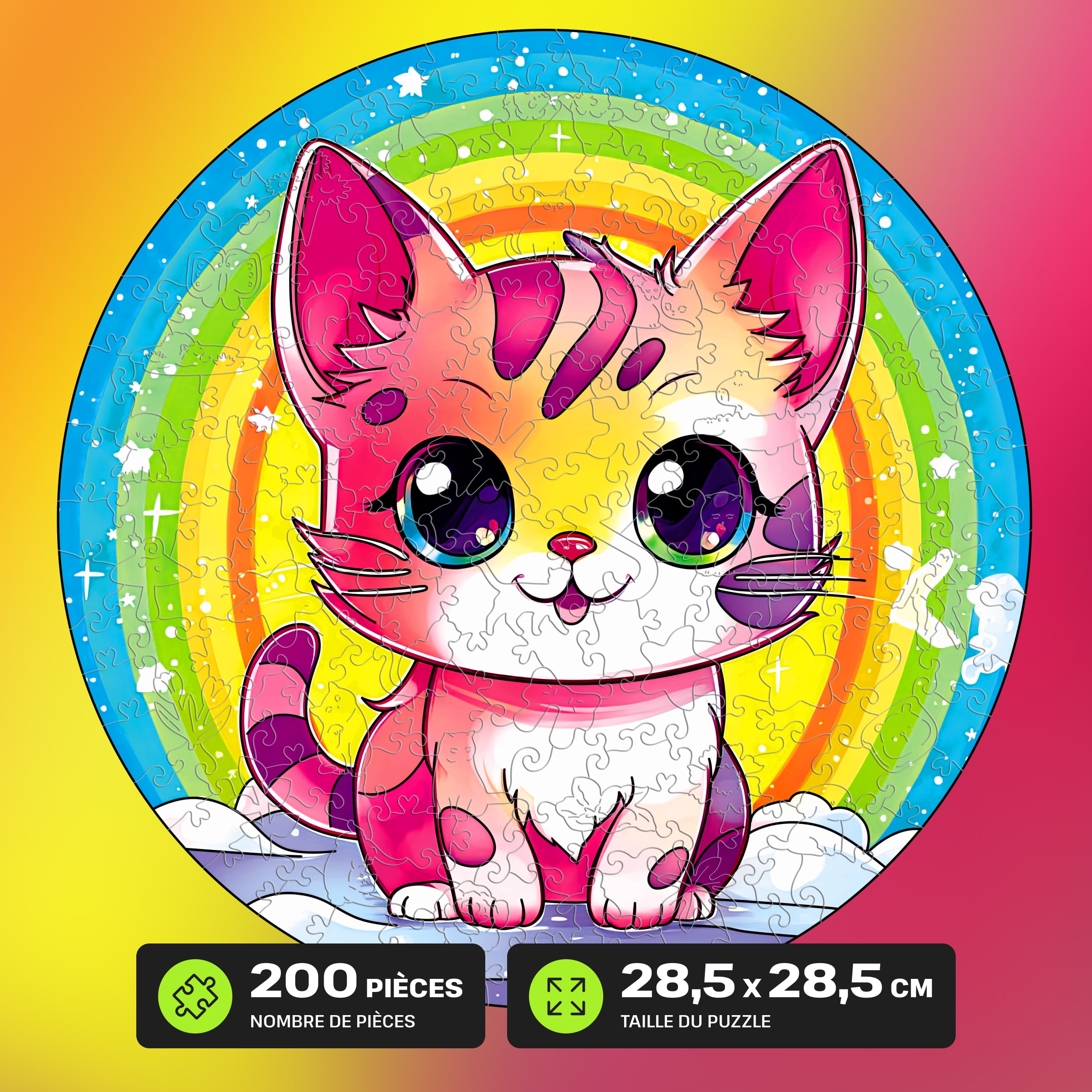 Images et photos de Kitten Puzzle 200 pieces. ESC WELT.