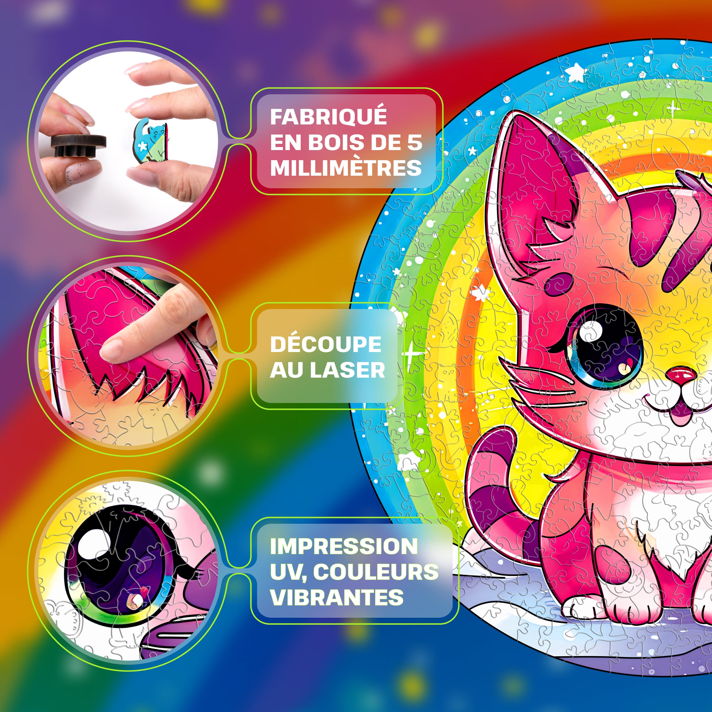Images et photos de Kitten Puzzle 300 pieces. ESC WELT.