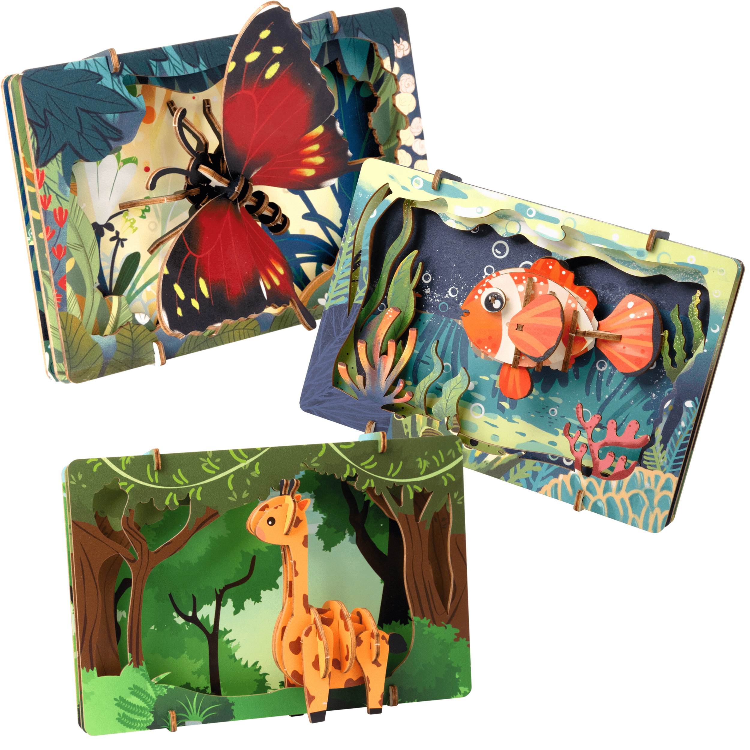 Images et photos de Safari Wonders 3D Puzzle Kit. ESC WELT.