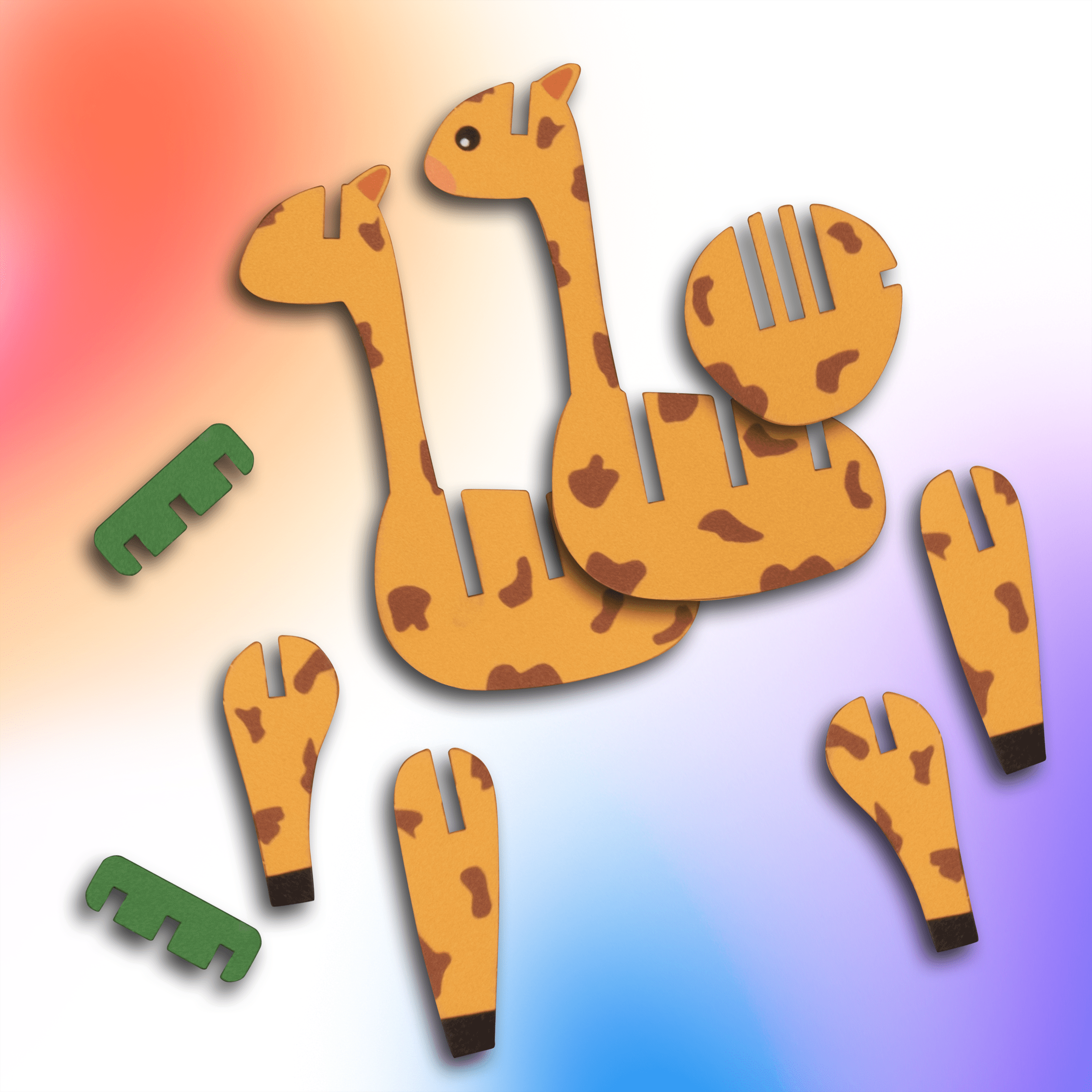 Images et photos de Safari Wonders 3D Puzzle Kit. ESC WELT.