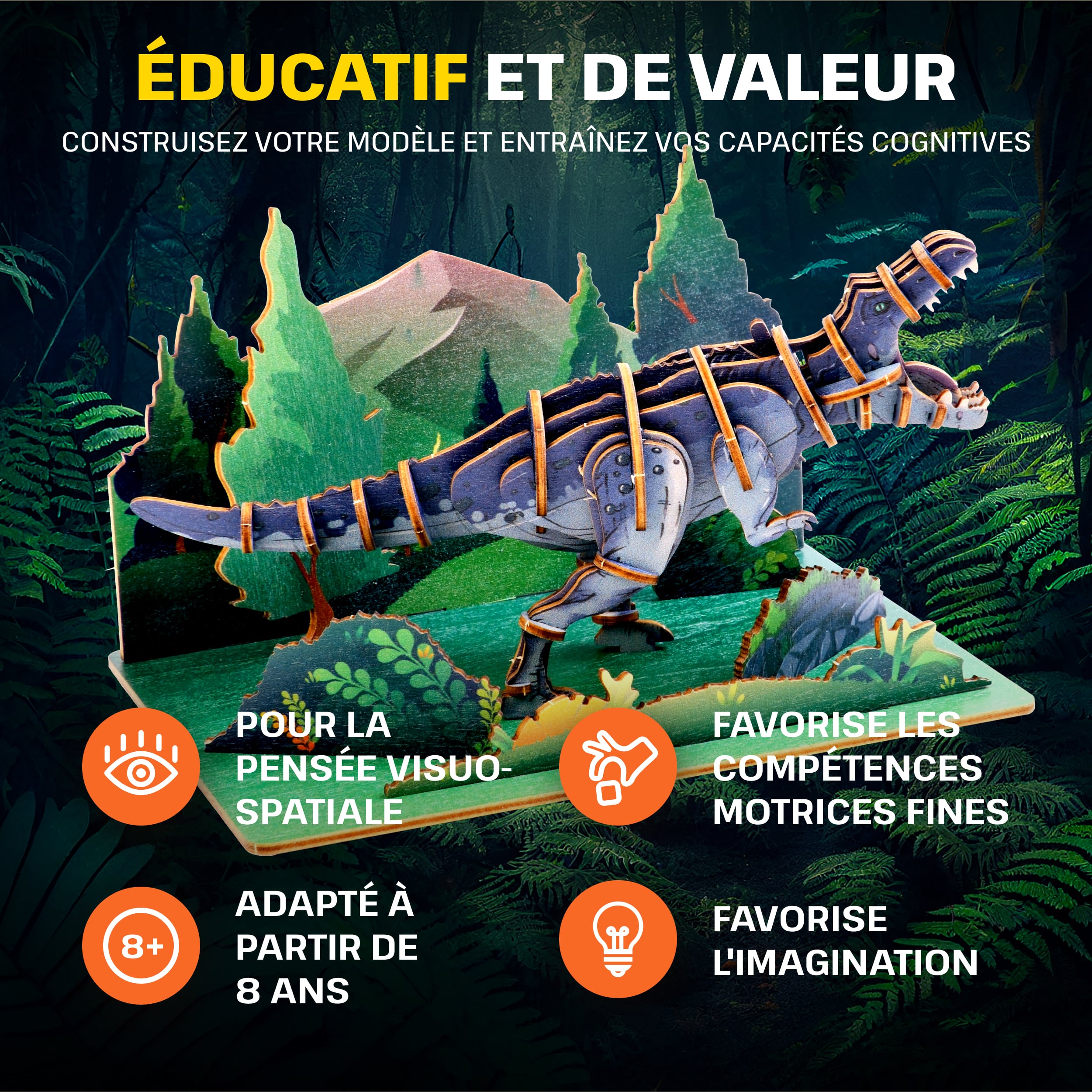 Images et photos de Fantasy Trio 3D Puzzle Kit. ESC WELT.