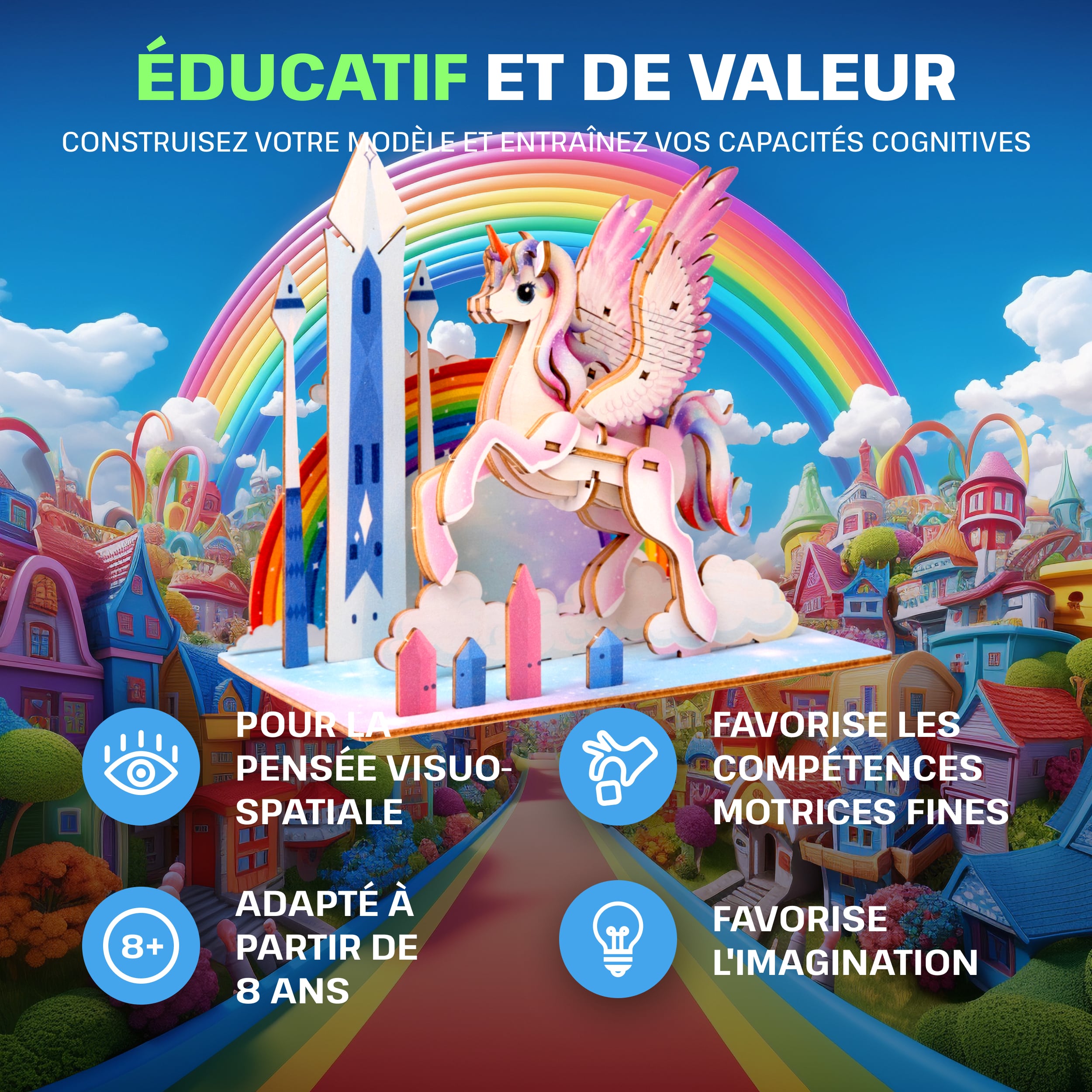 Images et photos de Fantasy Trio 3D Puzzle Kit. ESC WELT.