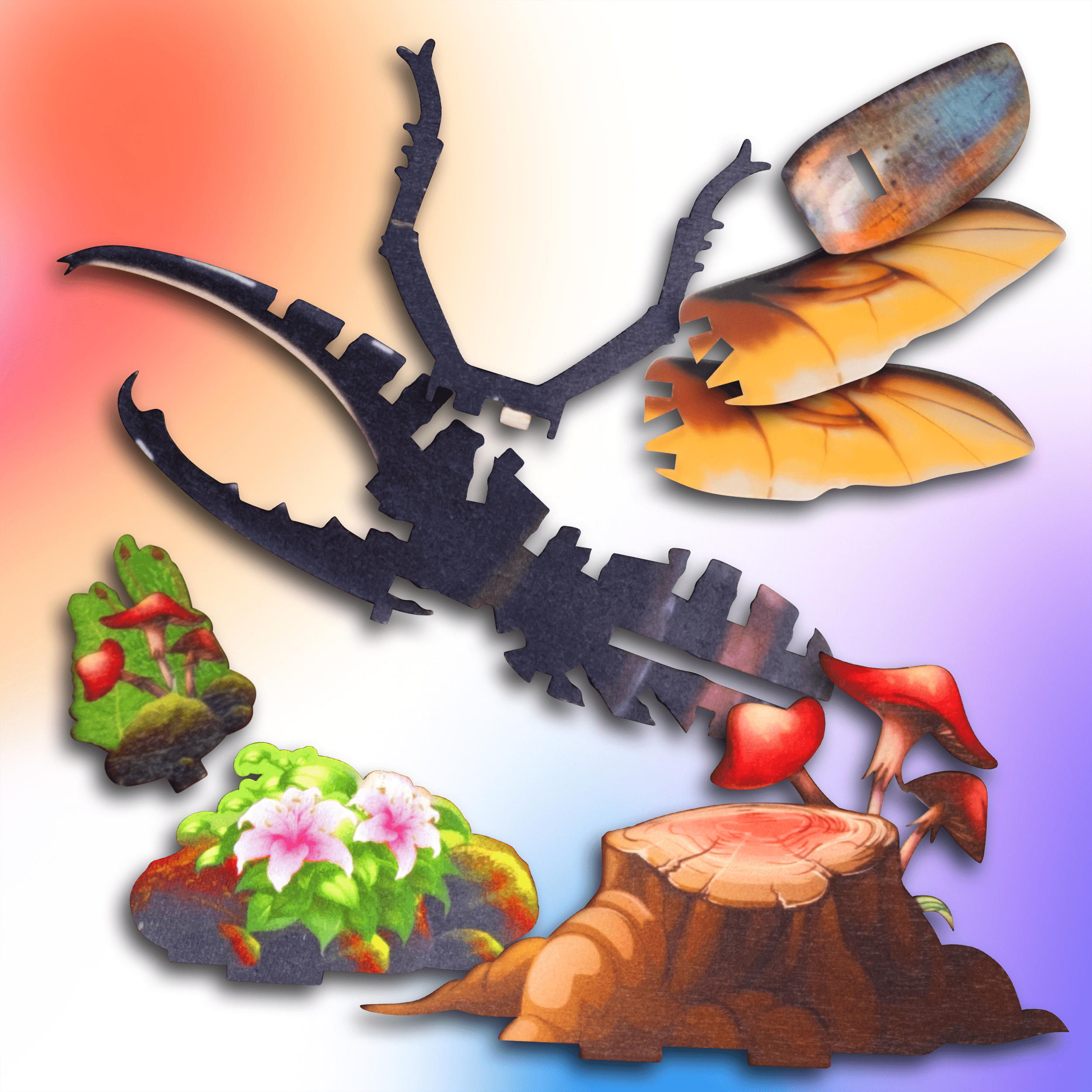 Images et photos de Fantasy Trio 3D Puzzle Kit. ESC WELT.