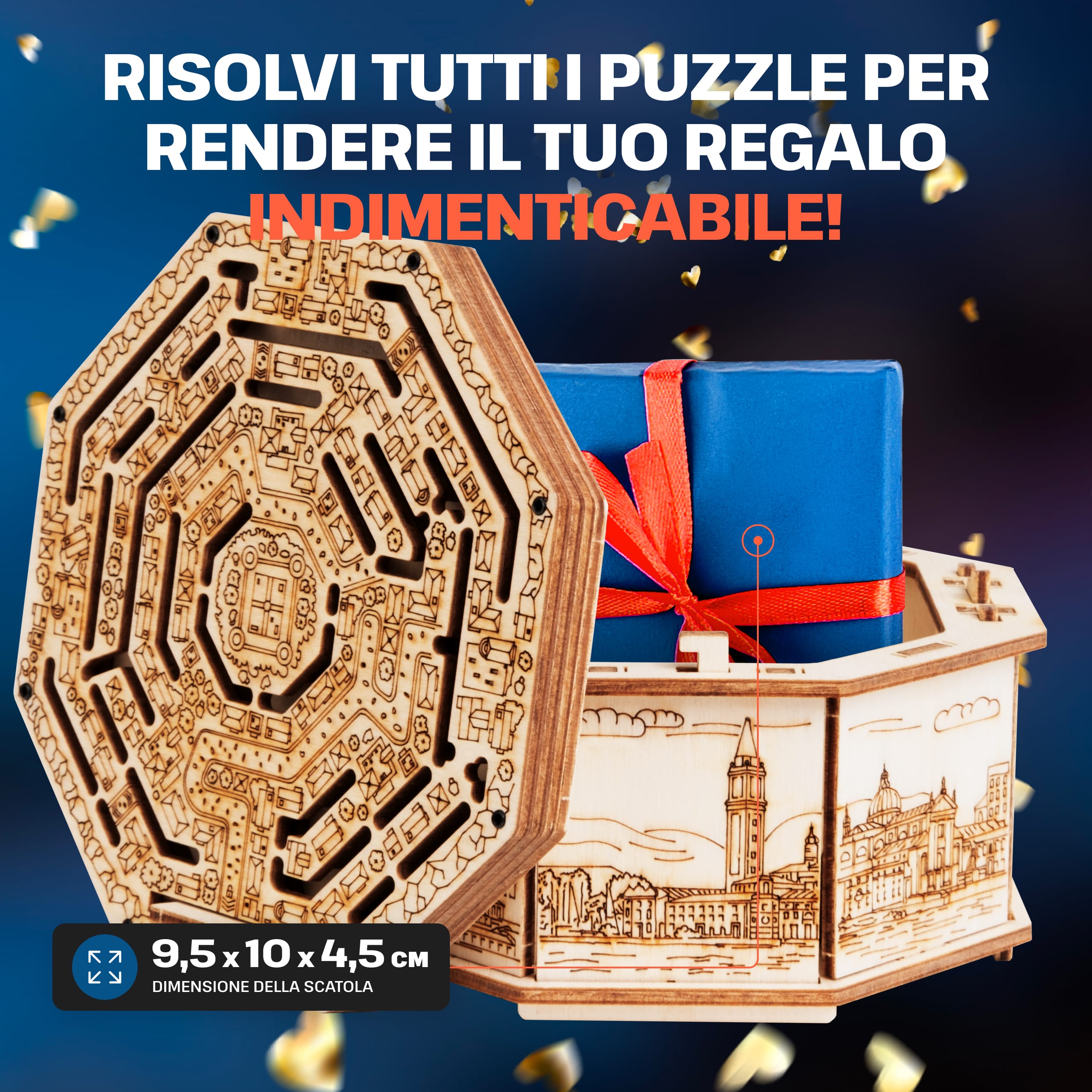 Images et photos de Wooden Secret MAZE BOX, KIT DE PUZZLE 3D À MONTER SOI-MÊME. ESC WELT.