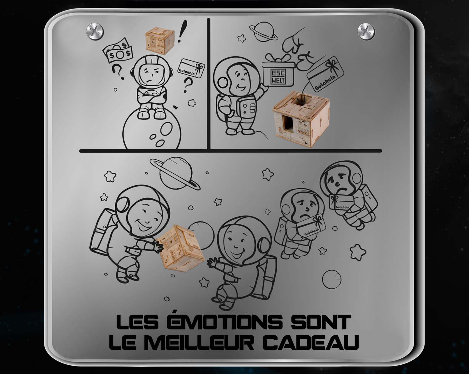 Images et photos de Space Box. ESC WELT.