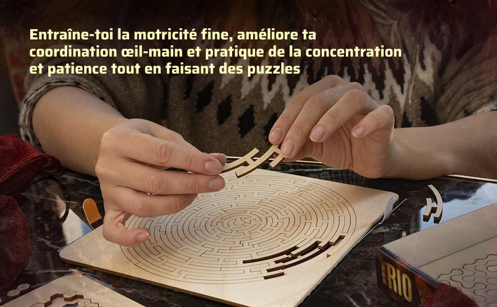 Images et photos de Trio Wooden Jigsaw Puzzles. ESC WELT.